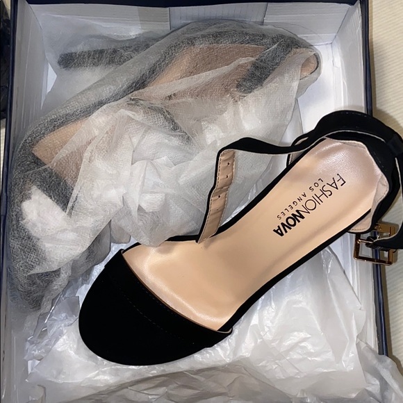 Fashion Nova Strapped Success Heels - Picture 2 of 2